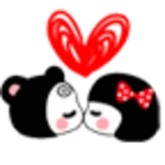 gosms bebe couple_theme android application logo